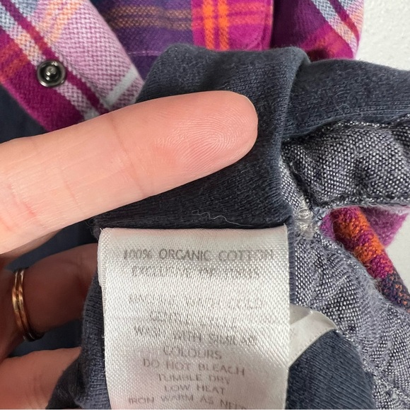 Toad & Co Women's Mojacette Overshirt Jacket Lined Plaid  Shacket Size Medium - Picture 9 of 11